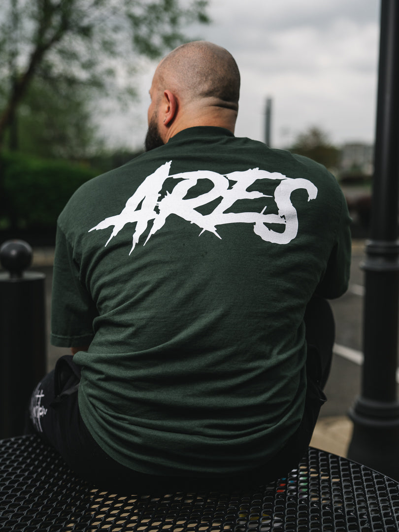 Ares Military Green Oversized Tee