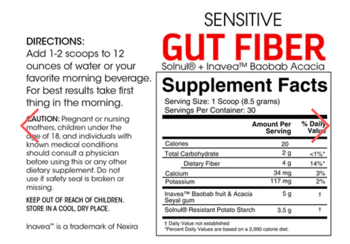Sensitive Gut Fiber