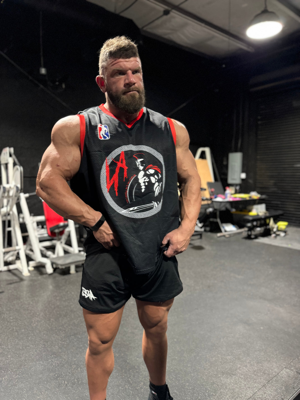 Ares Black Basketball Jersey