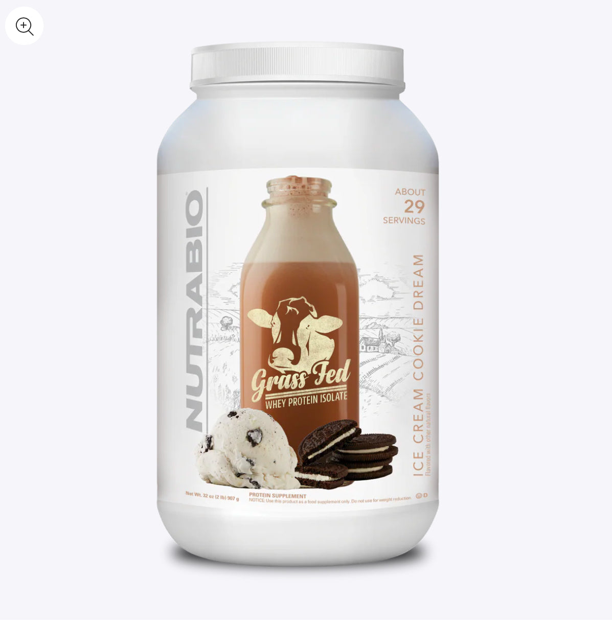 Grass Fed Whey Protein Isolate Powder 2lbs