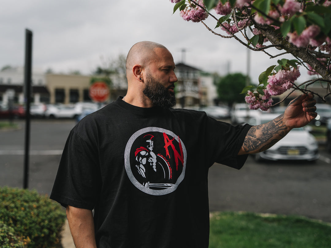 Ares Black Oversized Tee