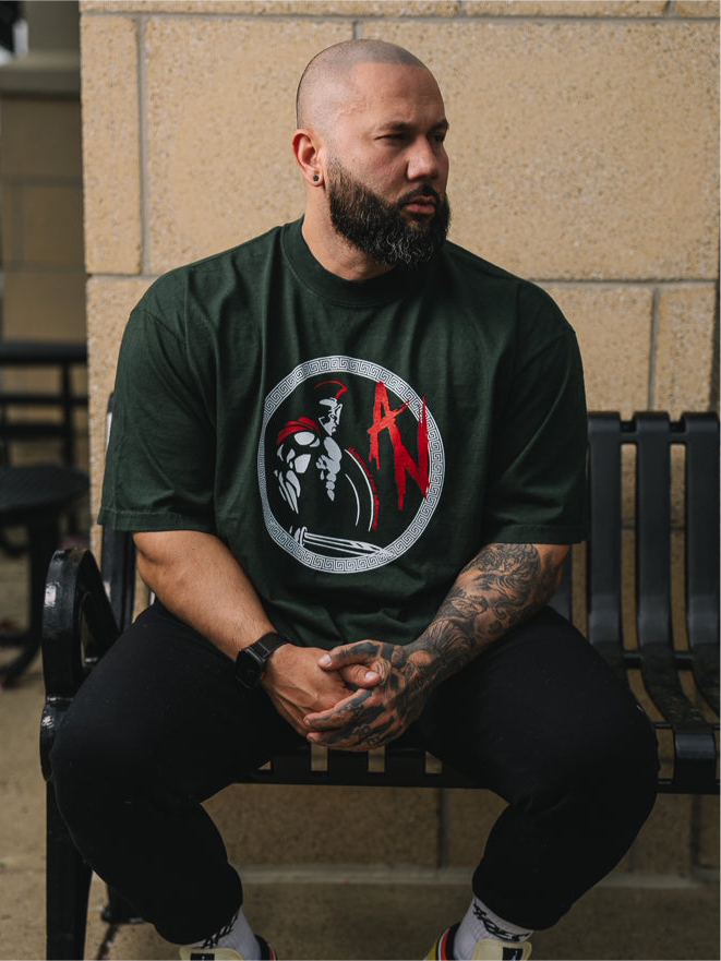 Ares Military Green Oversized Tee