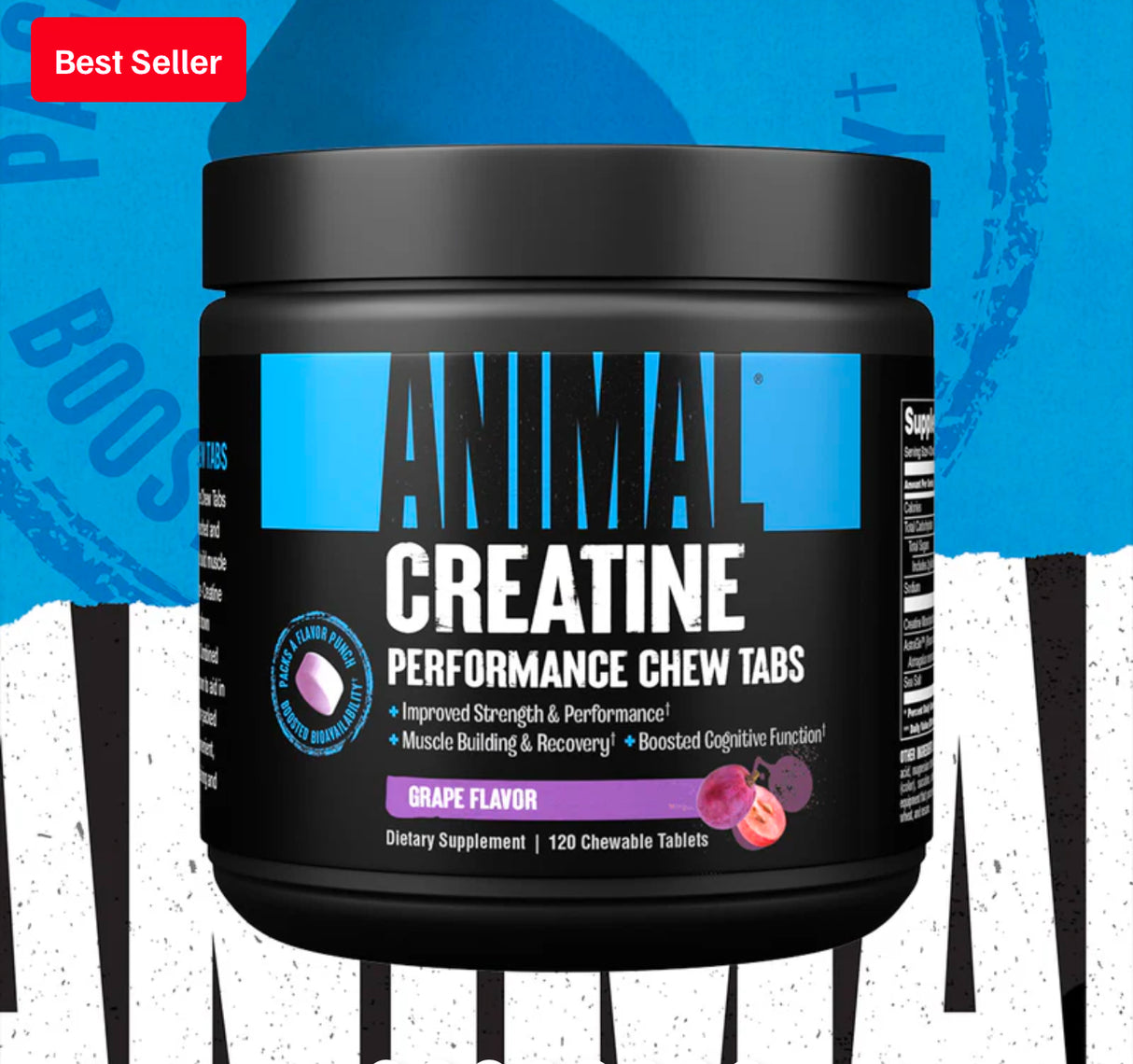 Animal Creatine Chew Tabs