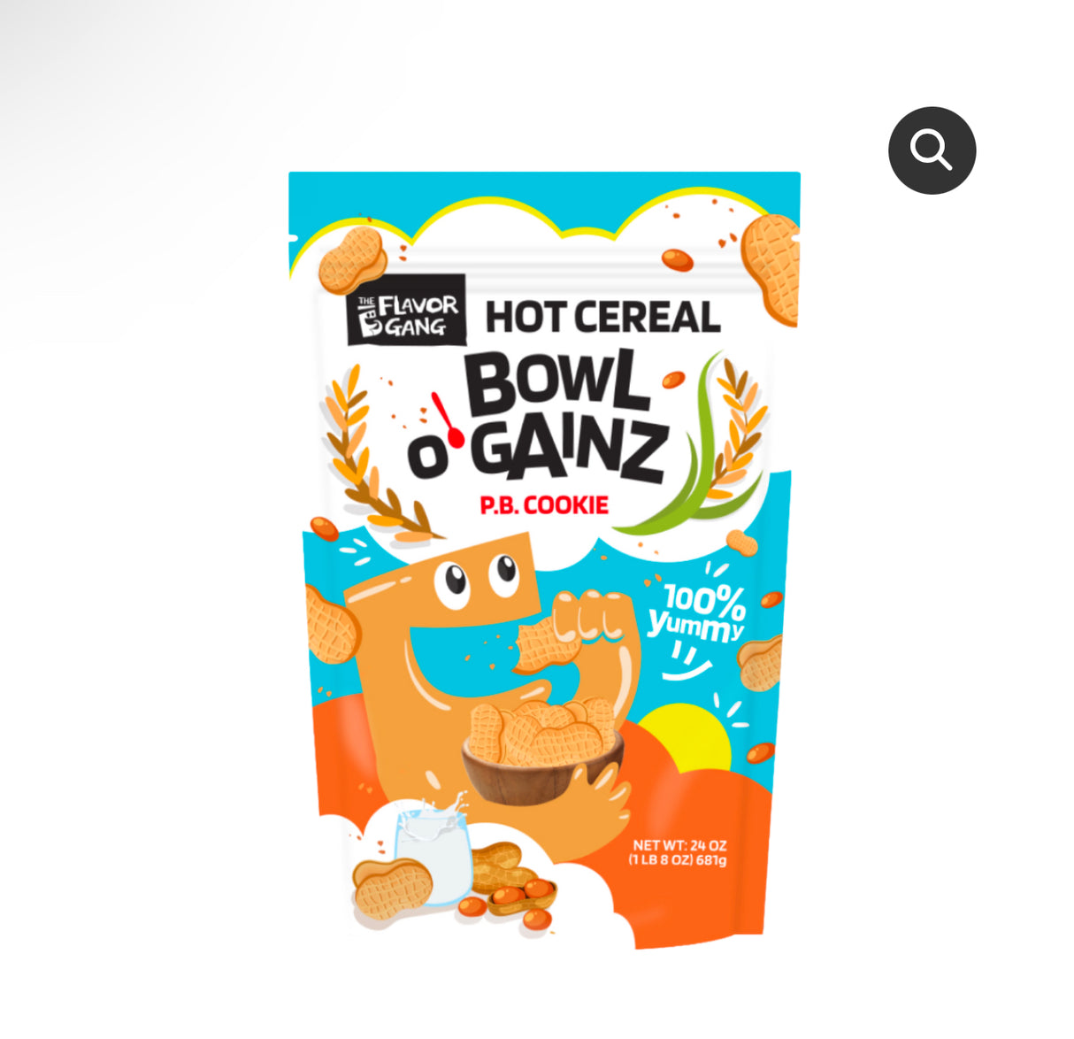 Bowl O Gainz Peanut Butter Cookie