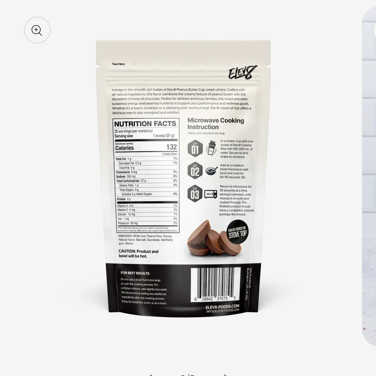 Elev8 Peanut Butter Cup