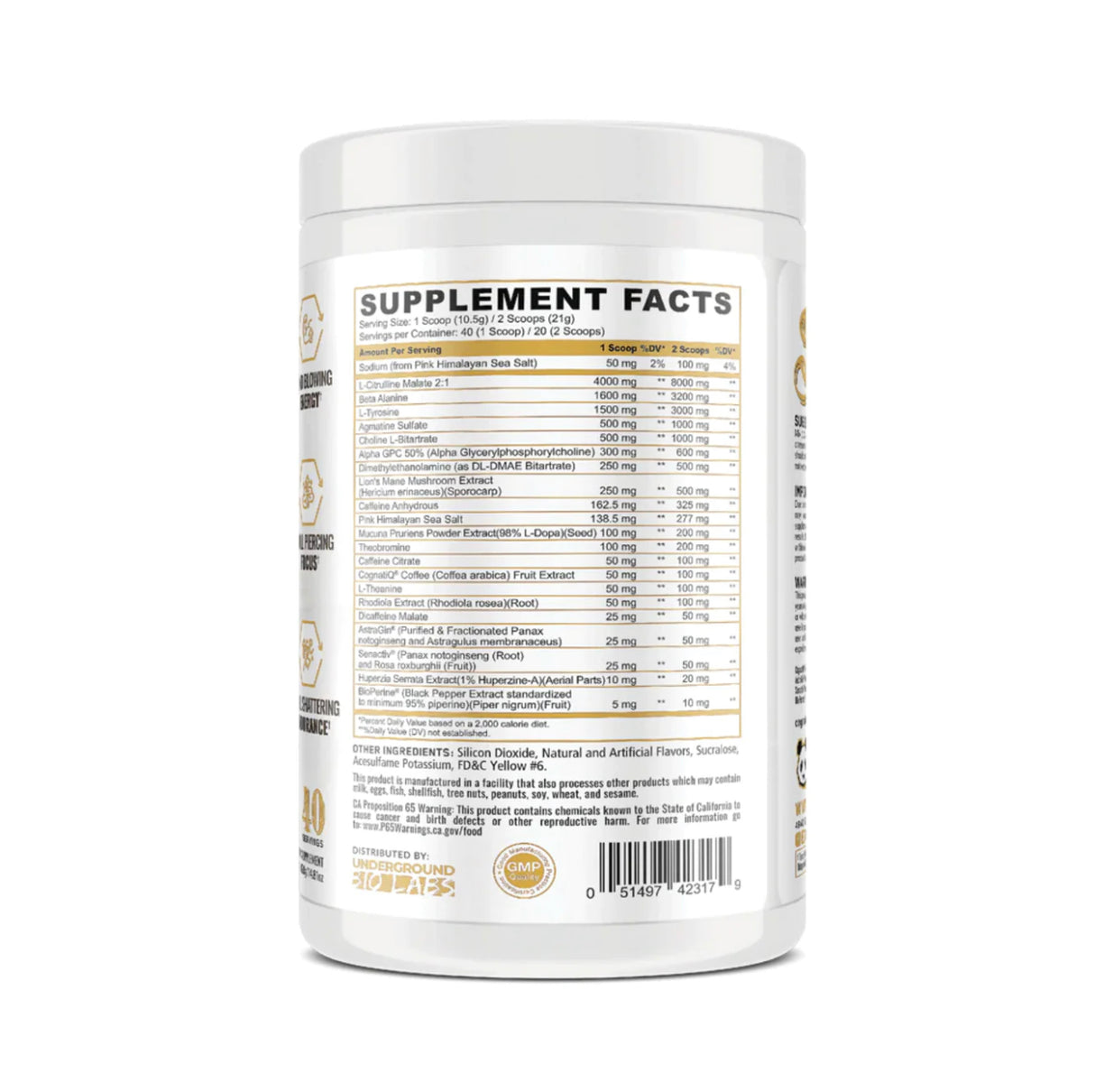 Skull, Panda Supps Pre-Workout