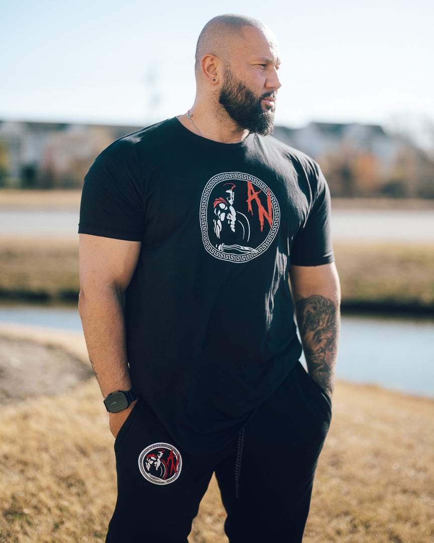 Ares Black Athletic Tee