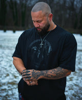 Black on Black Oversized Tee