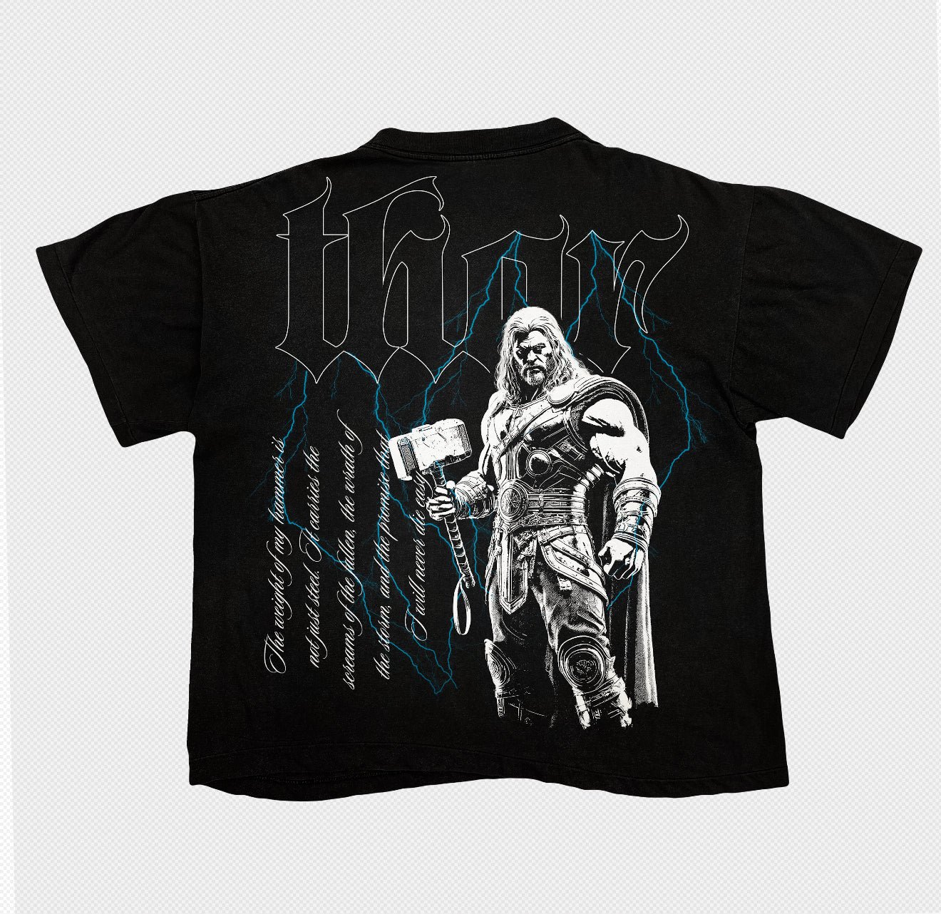 THUNDER - Drop 2 Graphic Oversized Tee – Ares Nutrition NJ