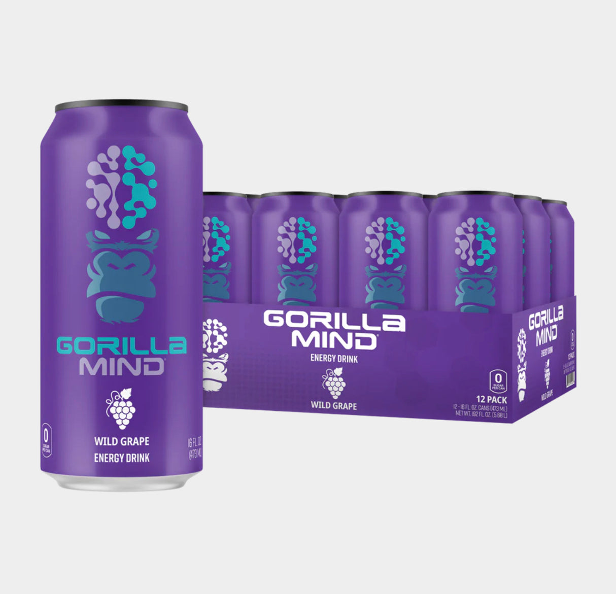 Gorilla Mind Energy single can