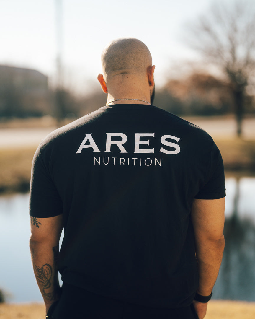 Ares Black Athletic Tee