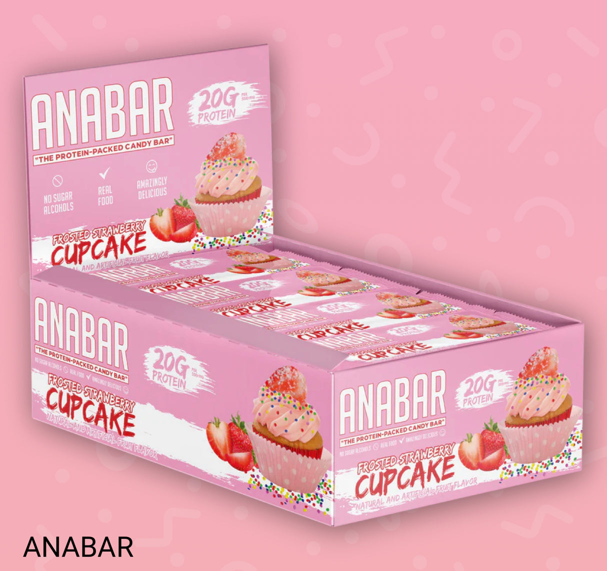 Anabar Frosted Strawberry Cupcake