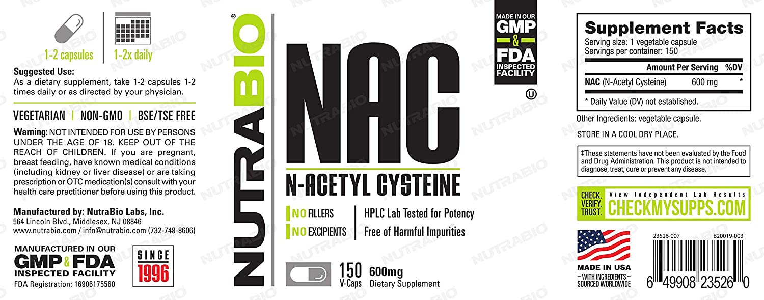 N-Acetyle-Cysteine (NAC) (600mg)